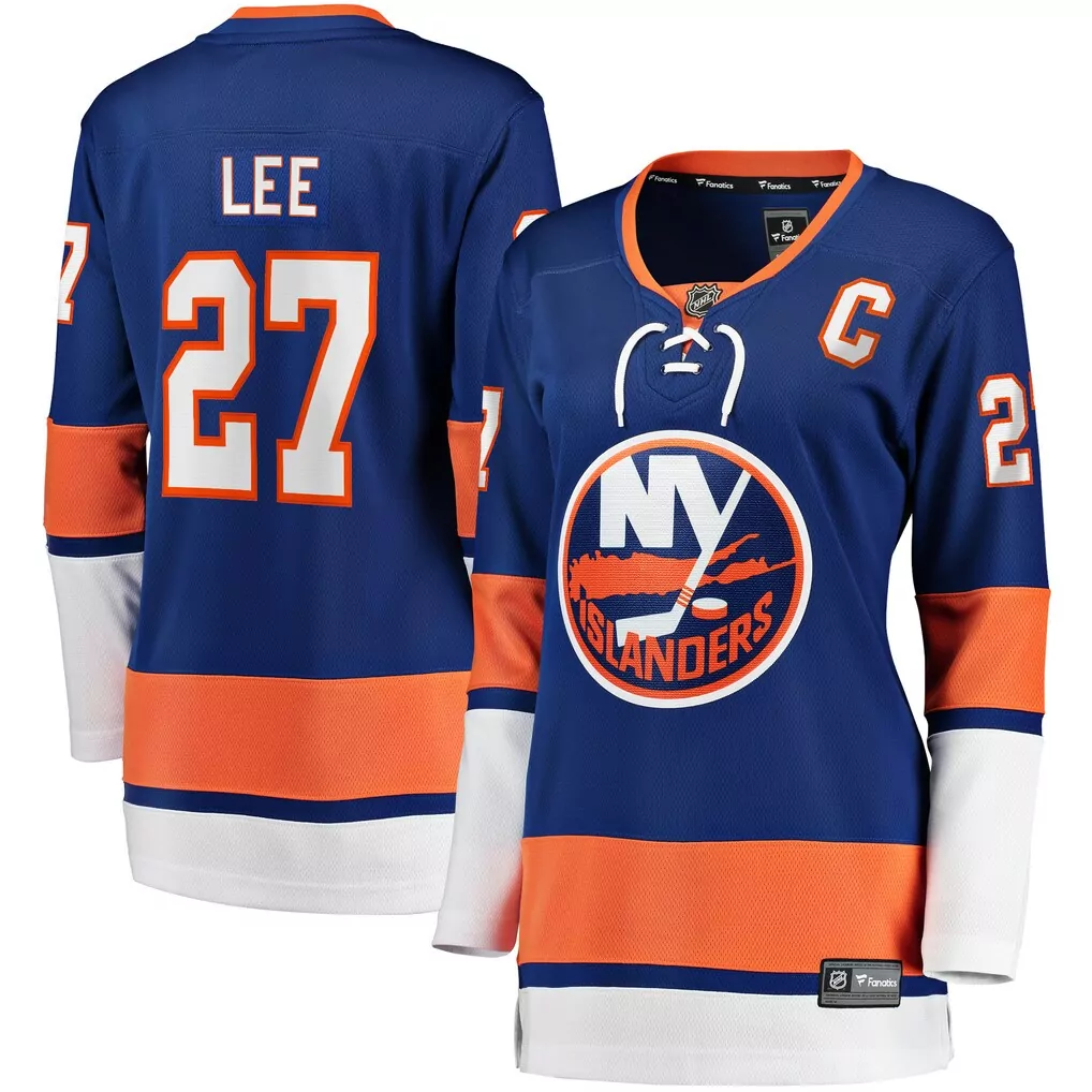 anders lee new york islanders fanatics women s breakaway player jersey royal