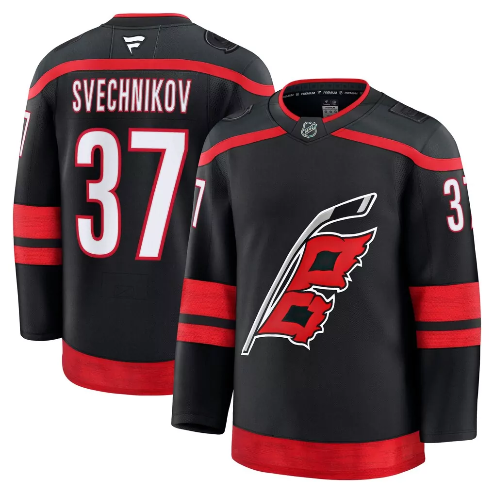andrei svechnikov carolina hurricanes fanatics away breakaway jersey white