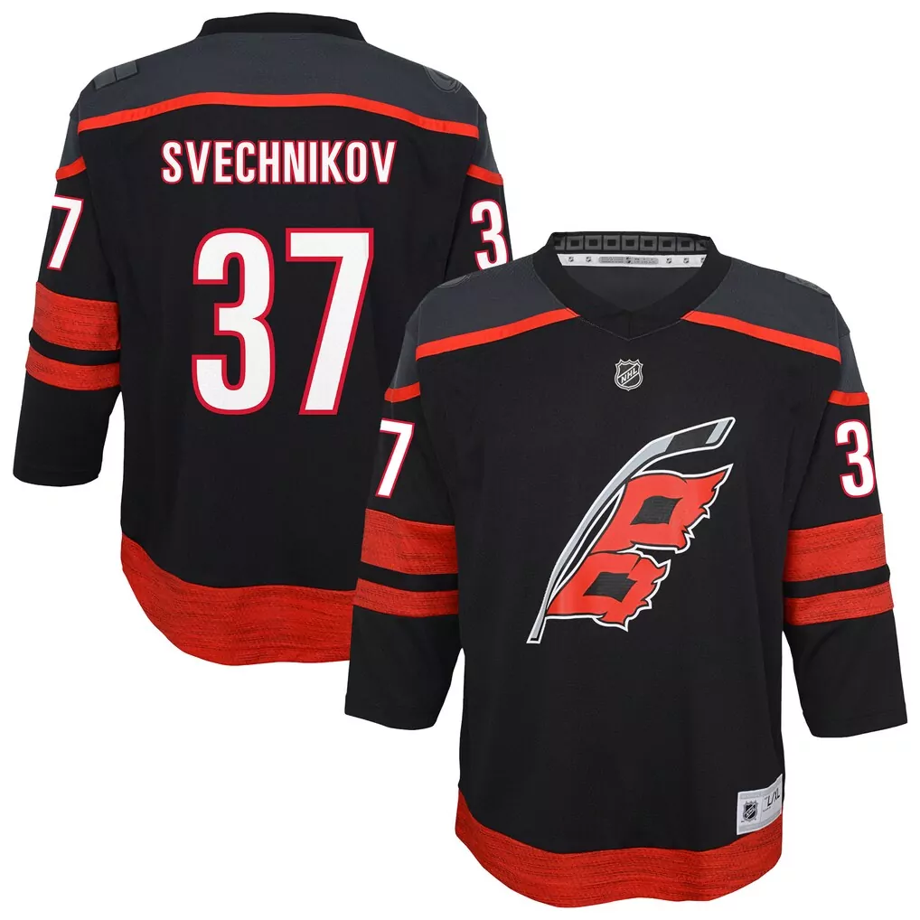 andrei svechnikov carolina hurricanes fanatics women s home breakaway player jersey black