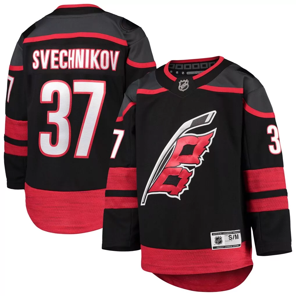 andrei svechnikov carolina hurricanes fanatics women s home breakaway player jersey black