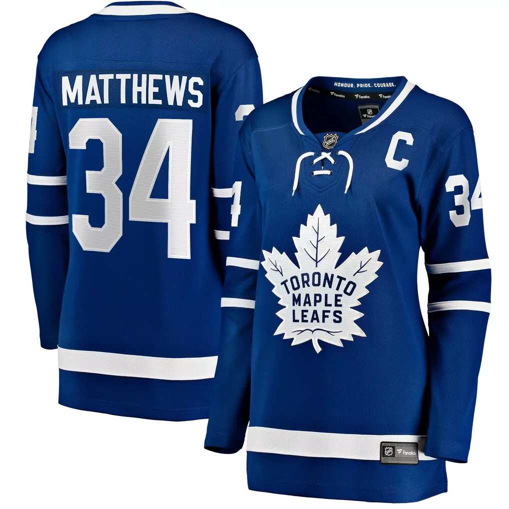 auston matthews toronto maple leafs fanatics women s breakaway jersey white