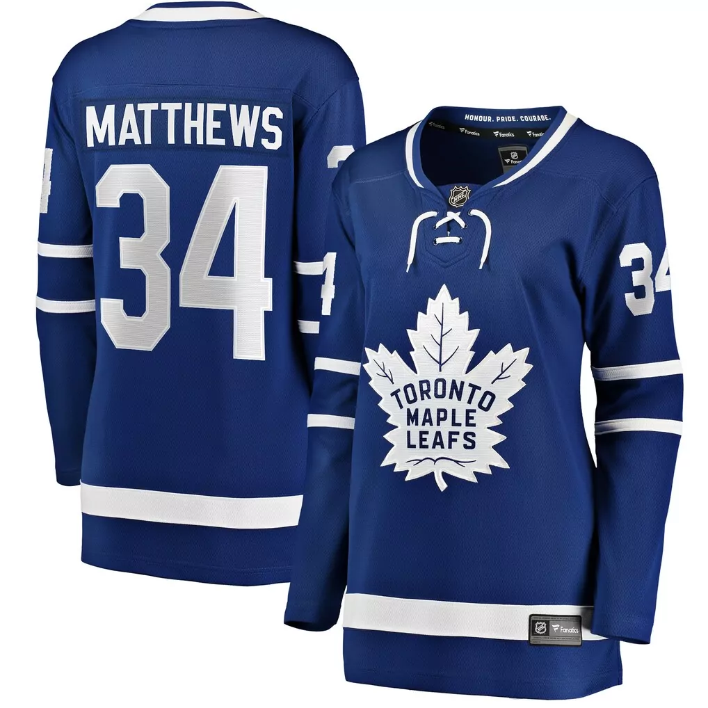 auston matthews toronto maple leafs fanatics women s breakaway jersey white