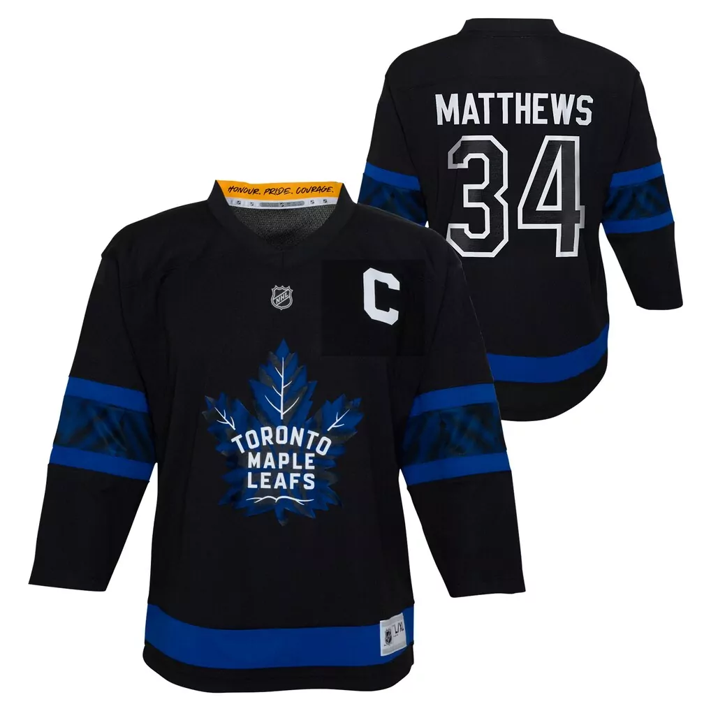 auston matthews toronto maple leafs preschool replica player jersey blue