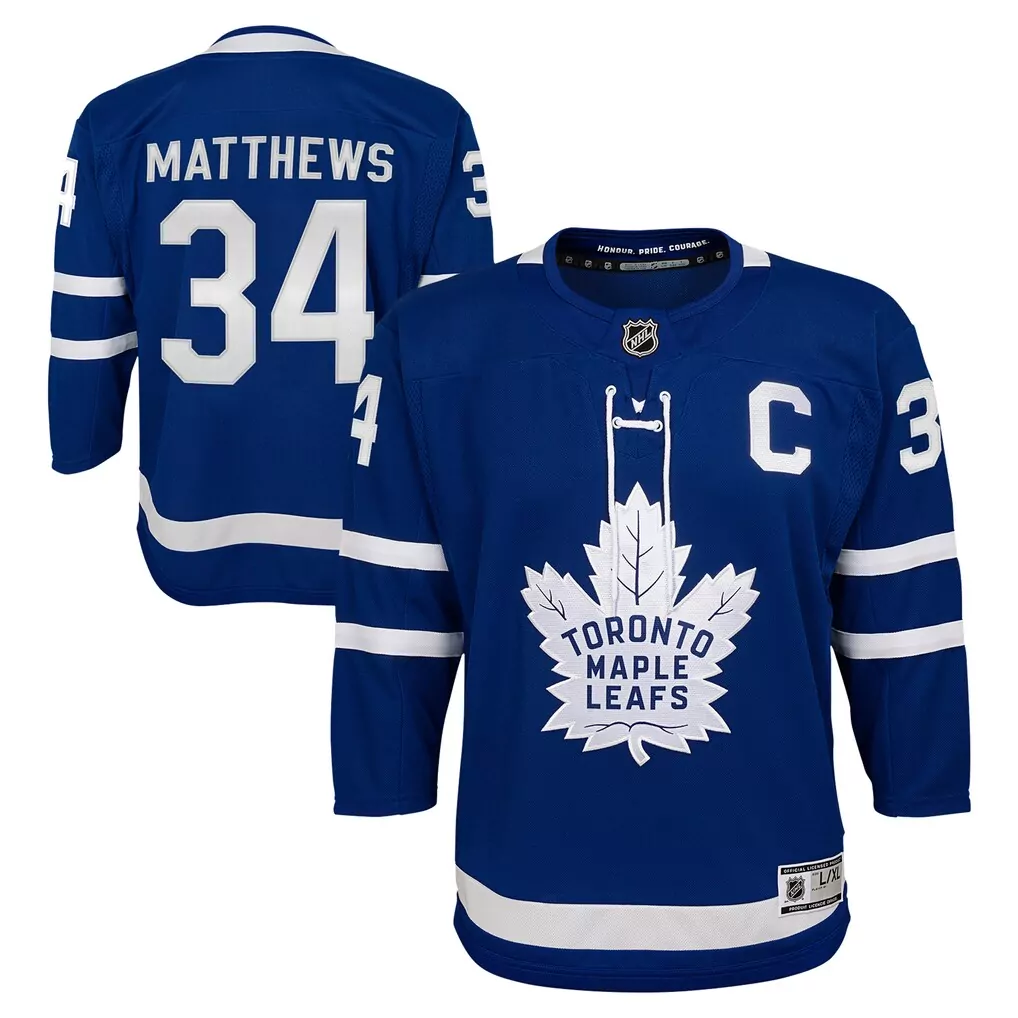 auston matthews toronto maple leafs preschool replica player jersey blue