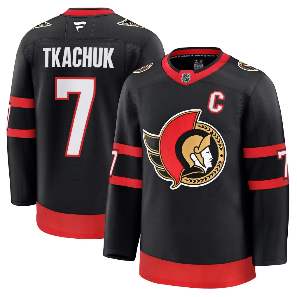 brady tkachuk ottawa senators fanatics alternate breakaway jersey red