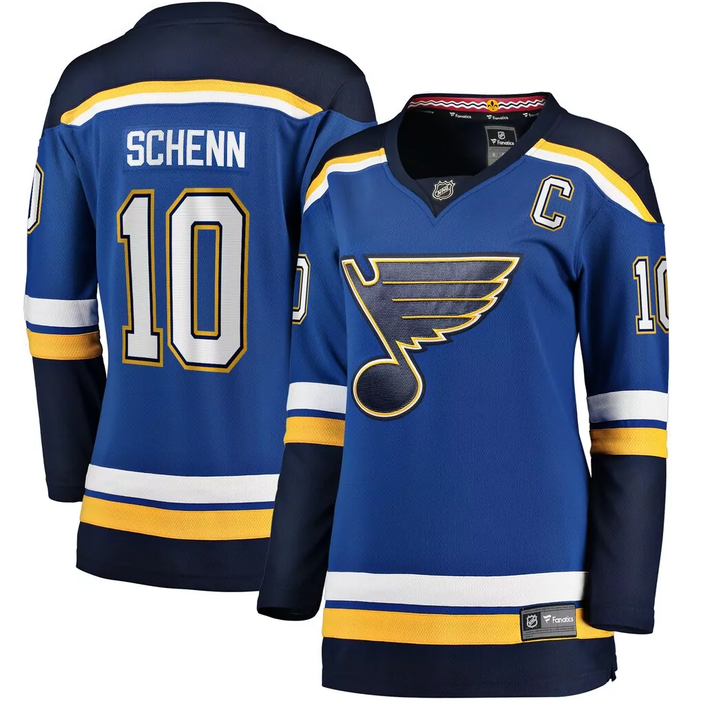 brandon saad st louis blues fanatics women s home breakaway player jersey blue