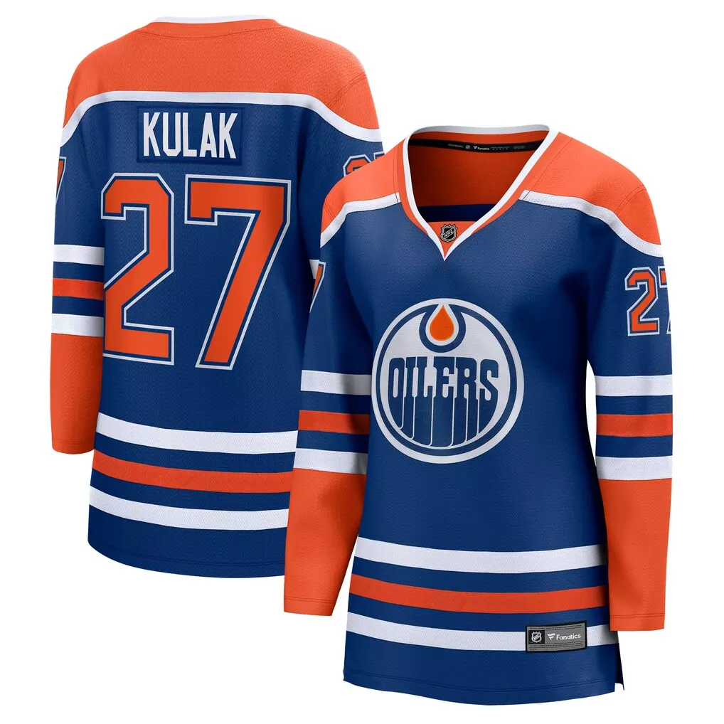 andrew mangiapane edmonton oilers fanatics women s home breakaway jersey royal
