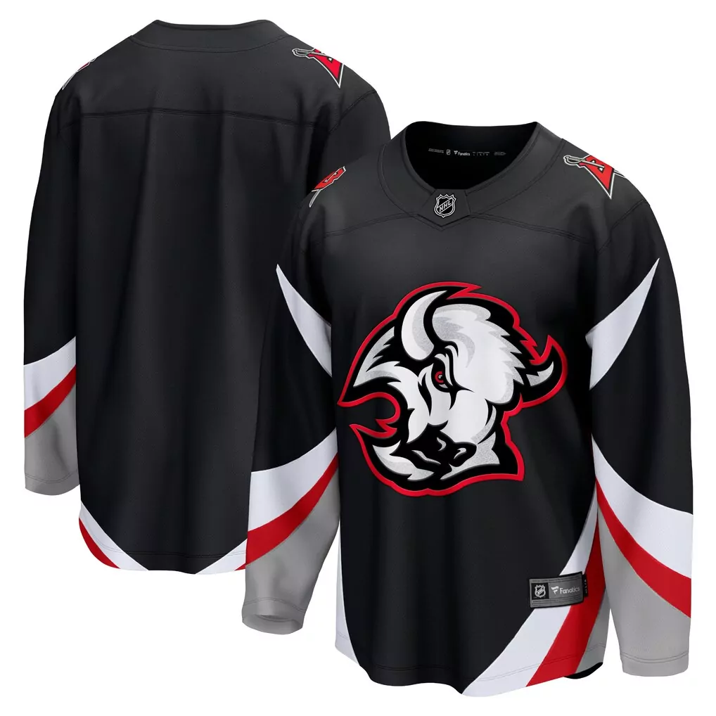 buffalo sabres fanatics 2024 military appreciation custom practice jersey black
