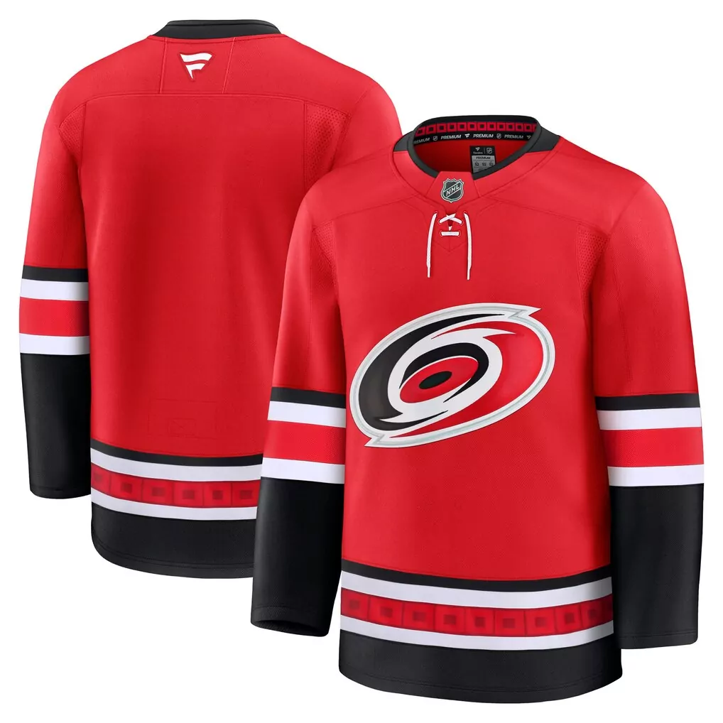 carolina hurricanes fanatics alternate breakaway custom jersey red
