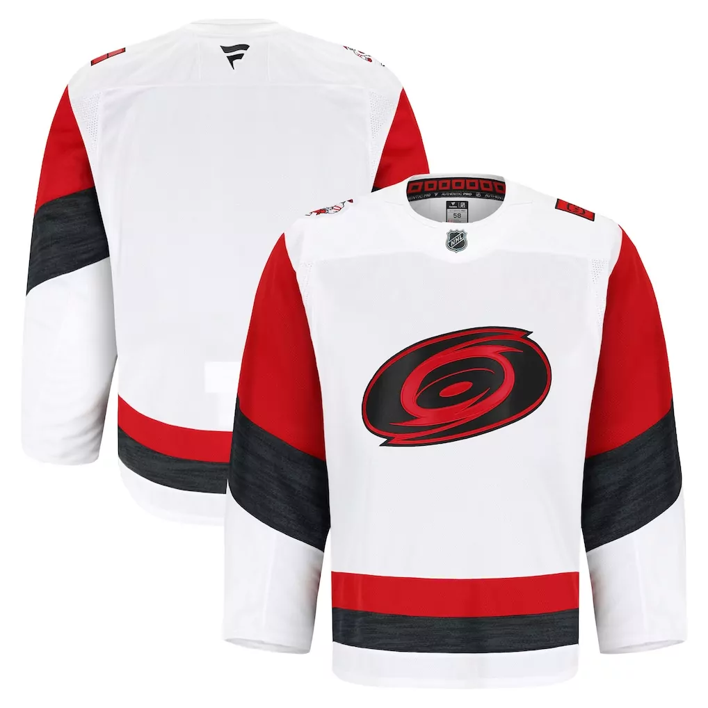 carolina hurricanes fanatics alternate breakaway custom jersey red