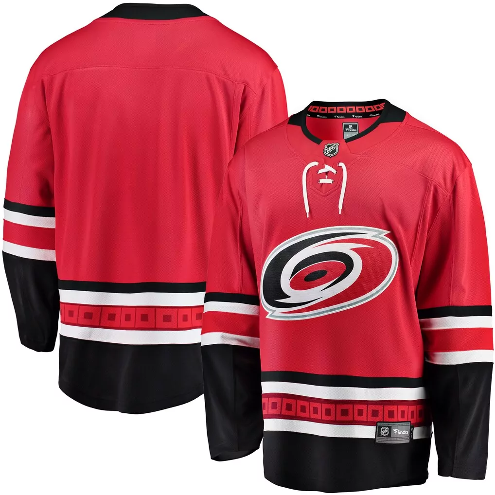 carolina hurricanes fanatics away premium custom jersey white