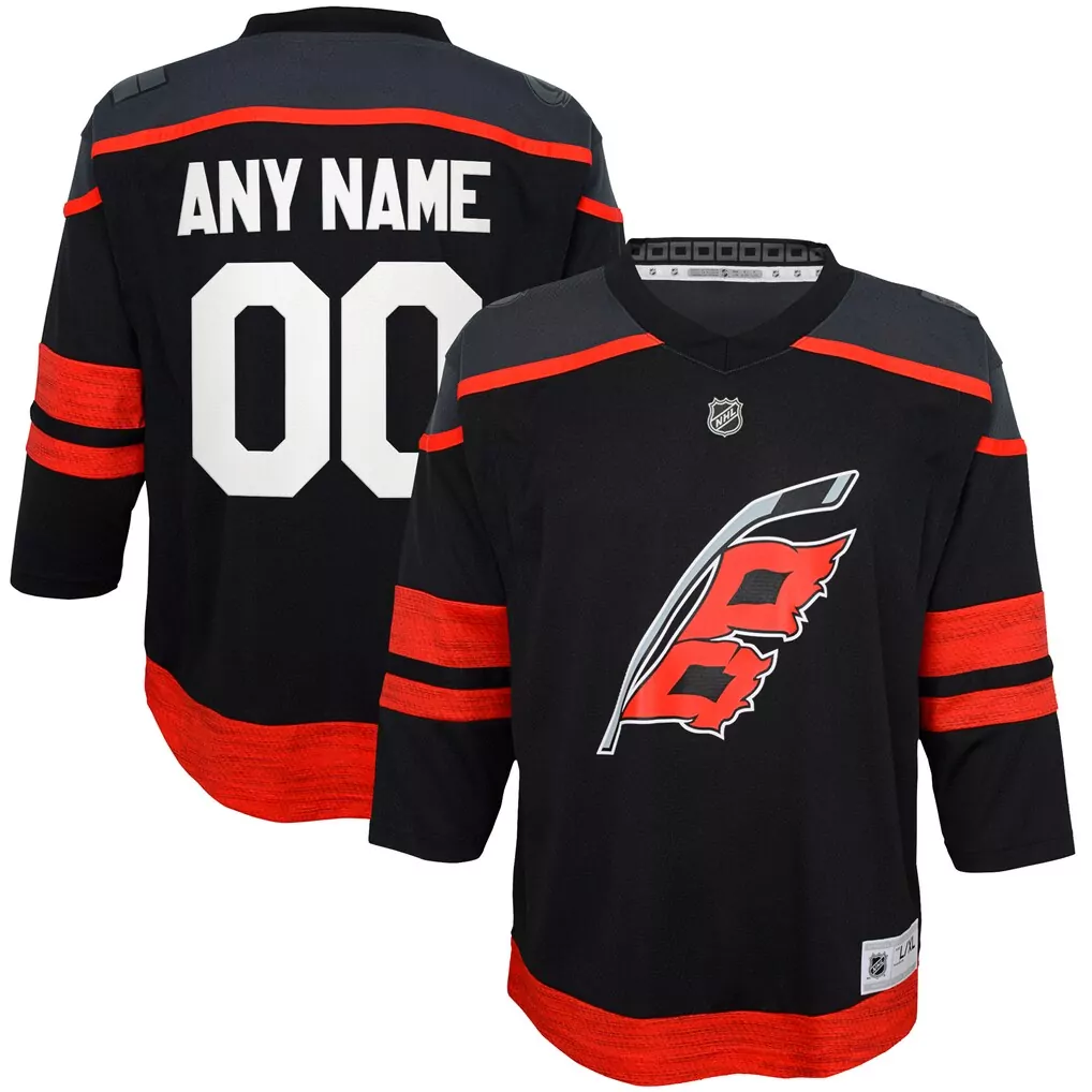 carolina hurricanes youth home premier jersey black