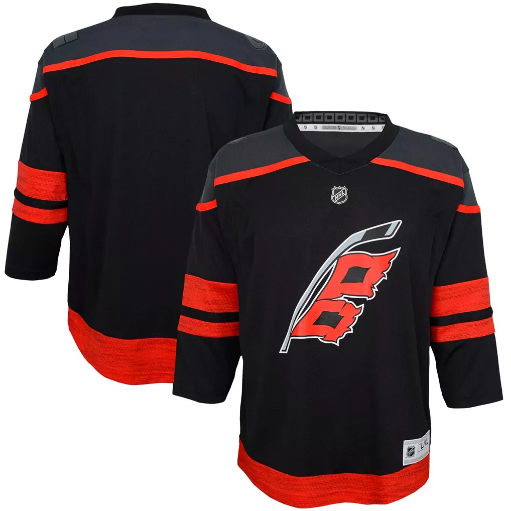carolina hurricanes youth home premier jersey black