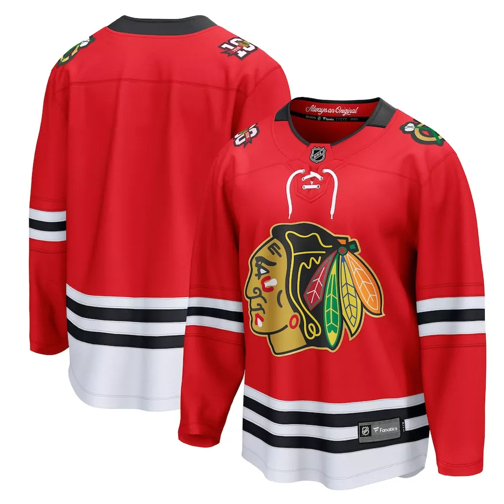 chicago blackhawks fanatics away premium jersey white
