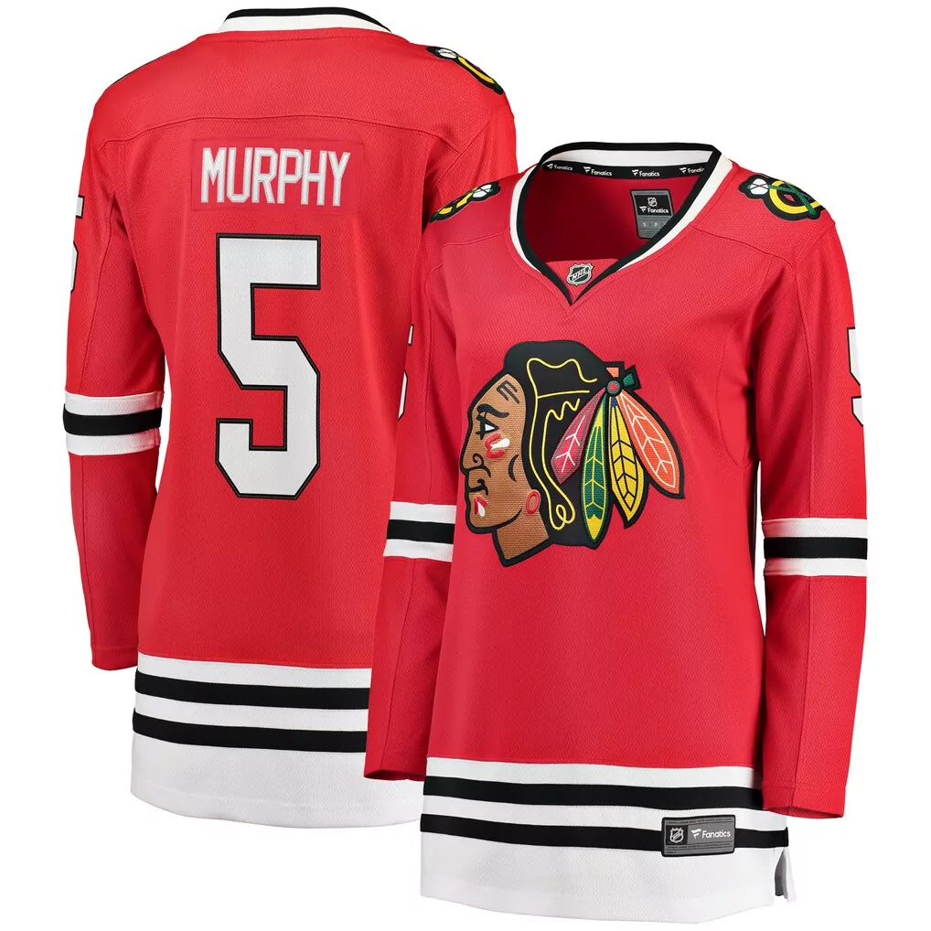 connor murphy chicago blackhawks breakaway player jersey red