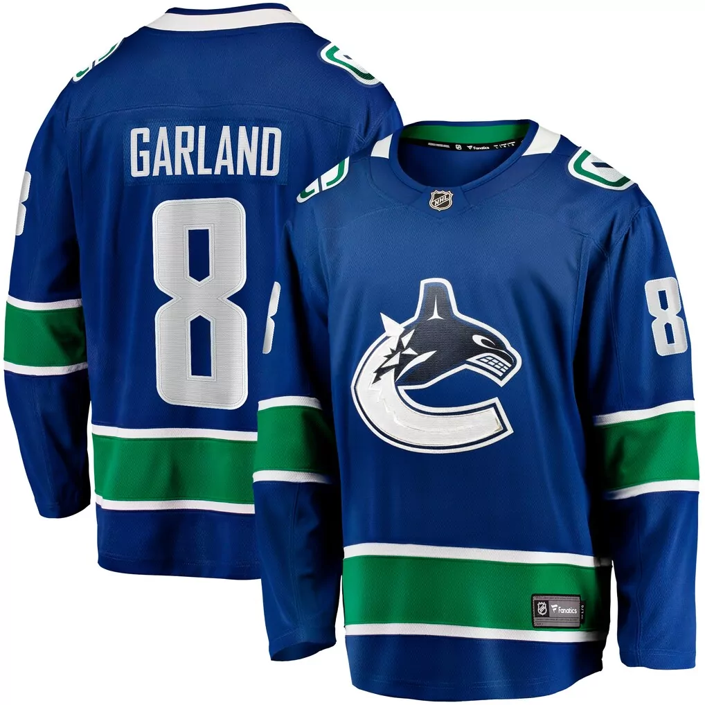 brock boeser vancouver canucks fanatics home breakaway jersey blue
