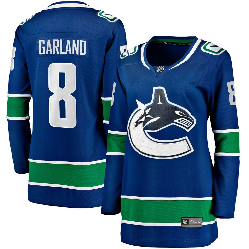 brock boeser vancouver canucks fanatics home breakaway jersey blue