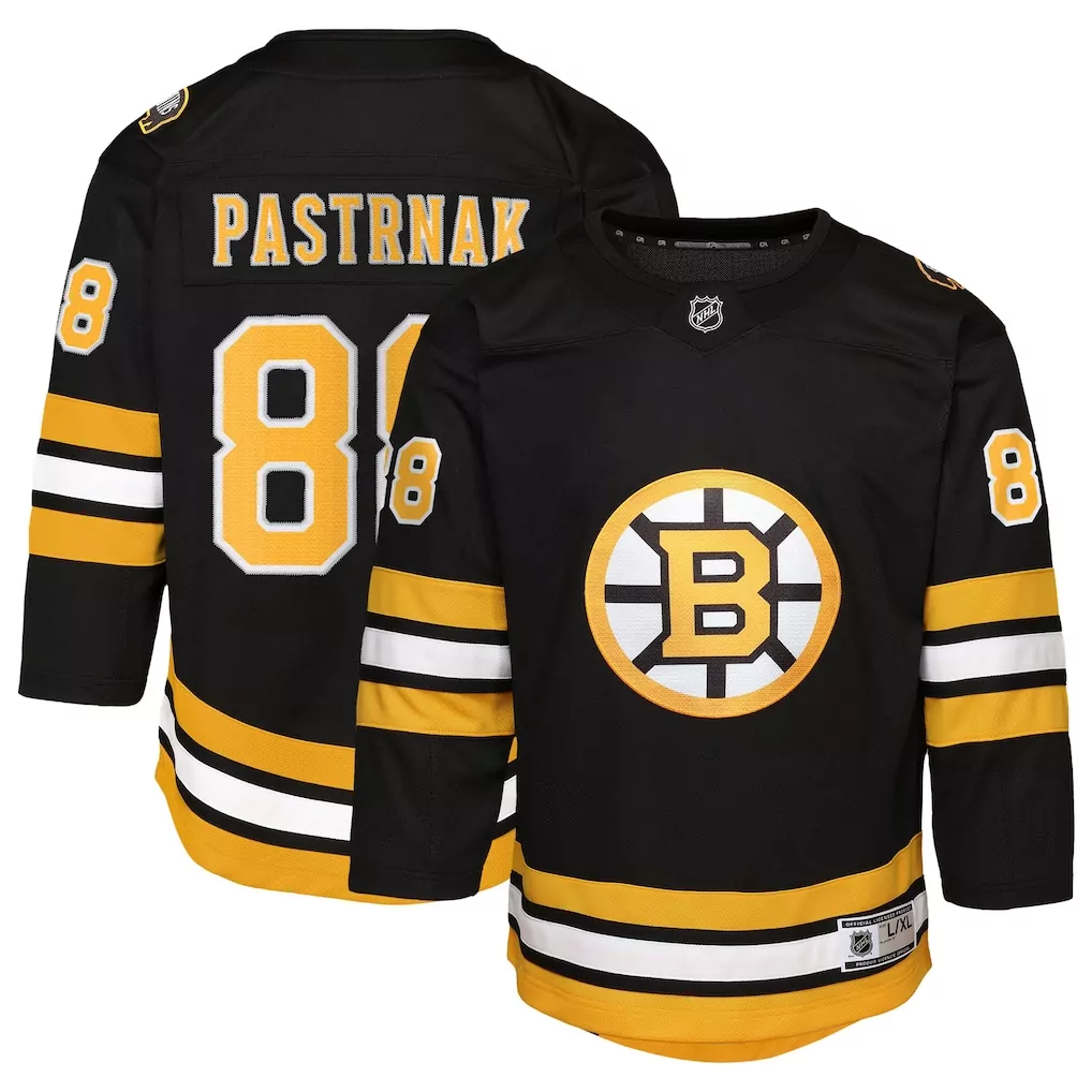 david pastrnak boston bruins preschool home replica player jersey black