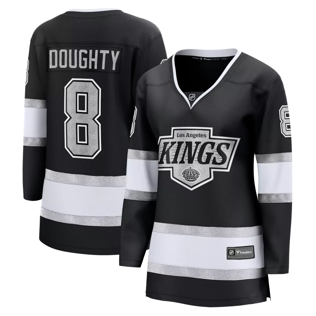 drew doughty los angeles kings fanatics home premium jersey black