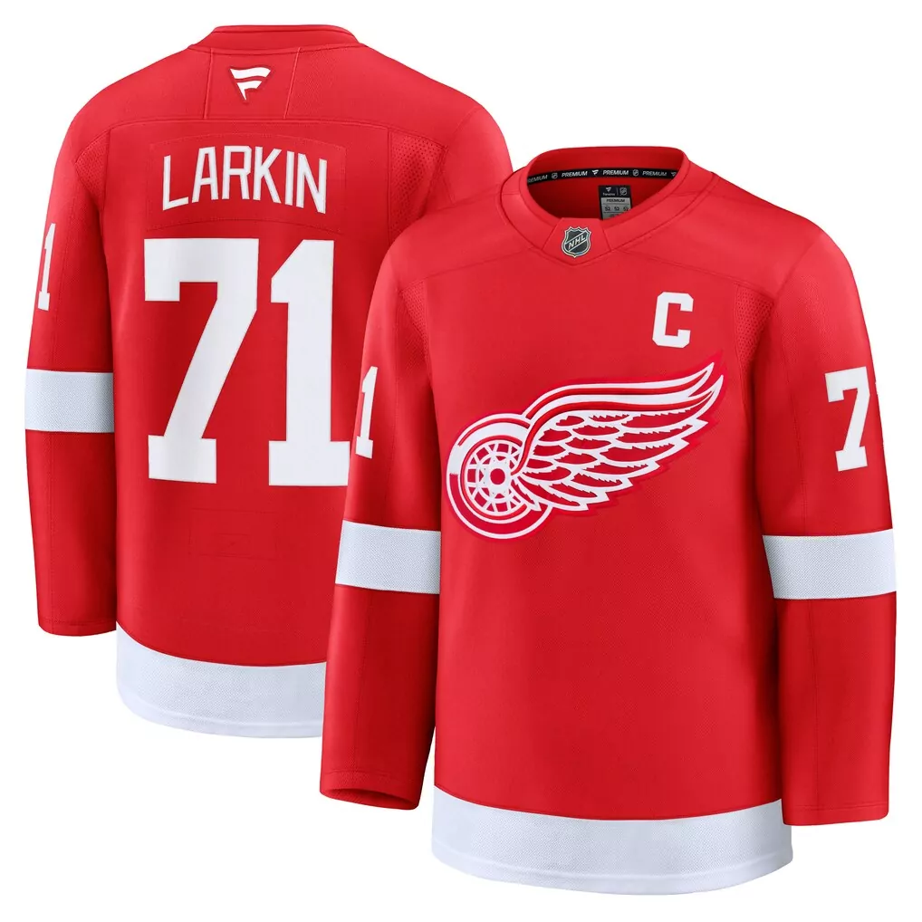 dylan larkin detroit red wings fanatics 2023 24 captain breakaway player jersey red