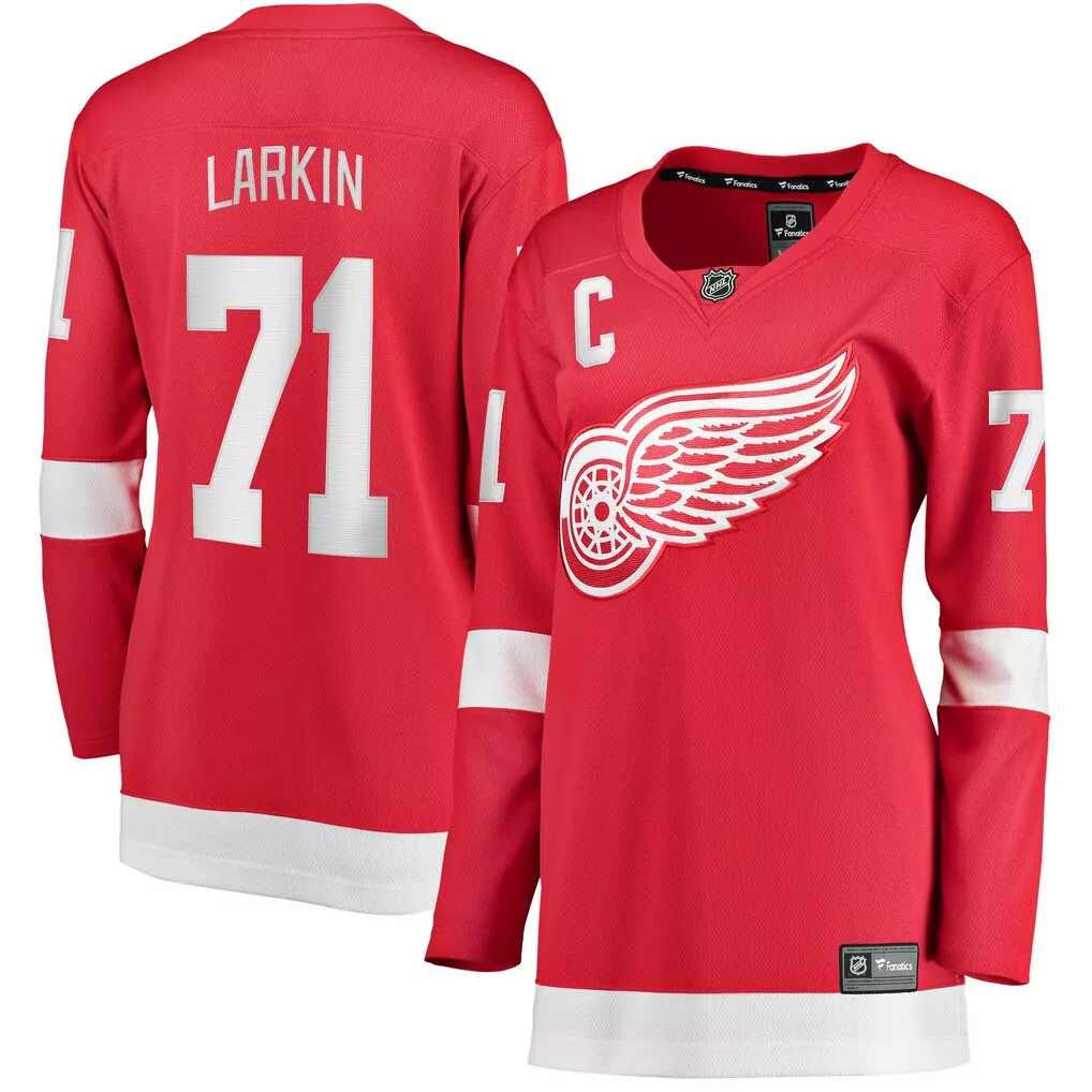dylan larkin detroit red wings fanatics 2023 24 captain breakaway player jersey red