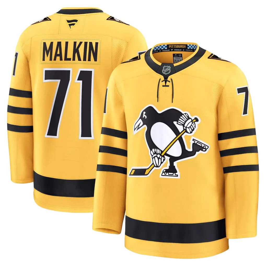 evgeni malkin pittsburgh penguins fanatics alternate premium jersey black