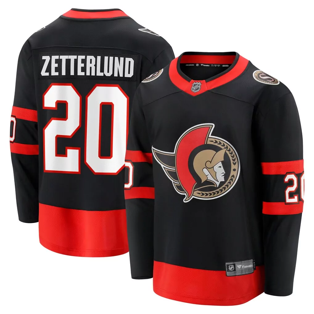 dylan cozens ottawa senators fanatics home breakaway jersey black