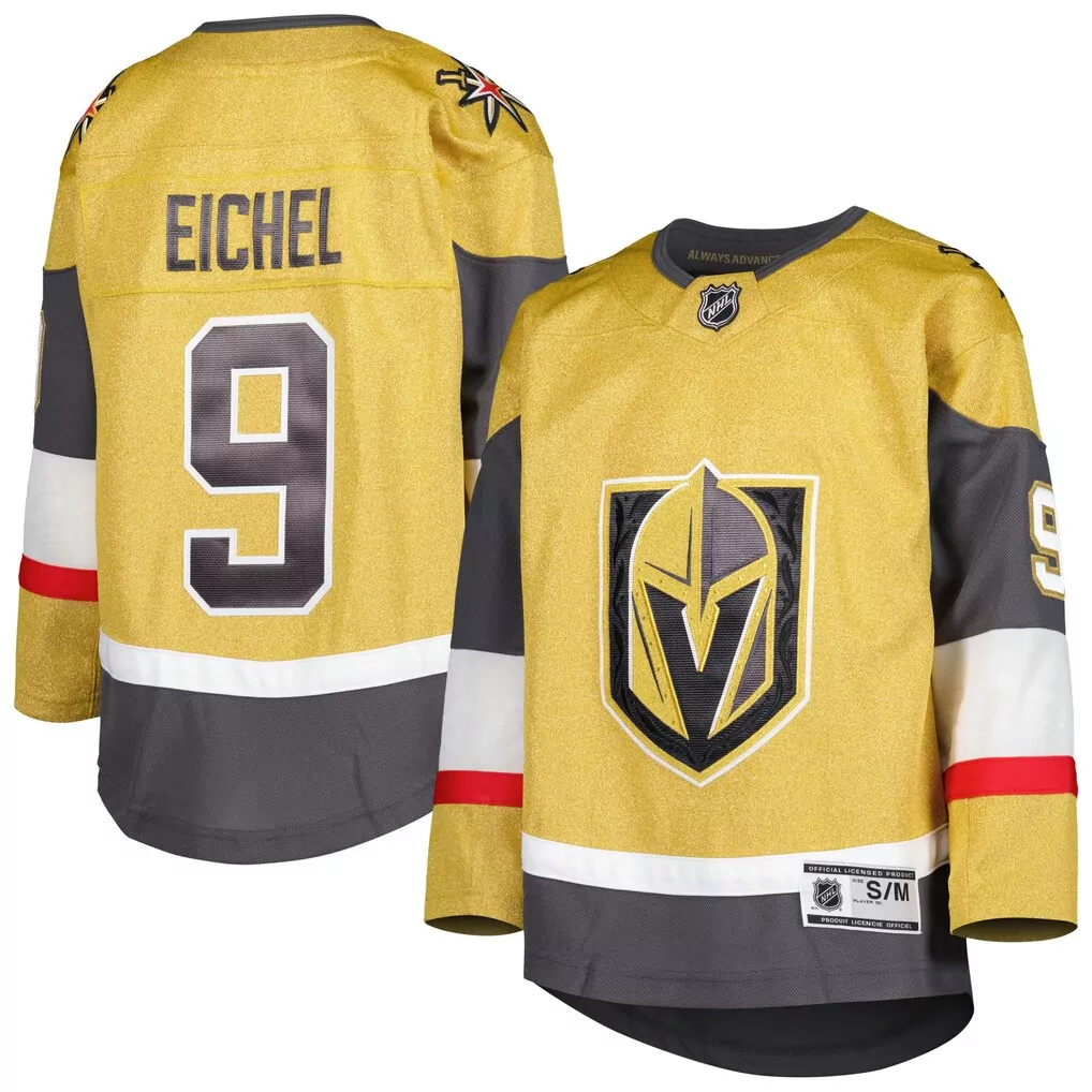 jack eichel vegas golden knights fanatics home breakaway jersey gold