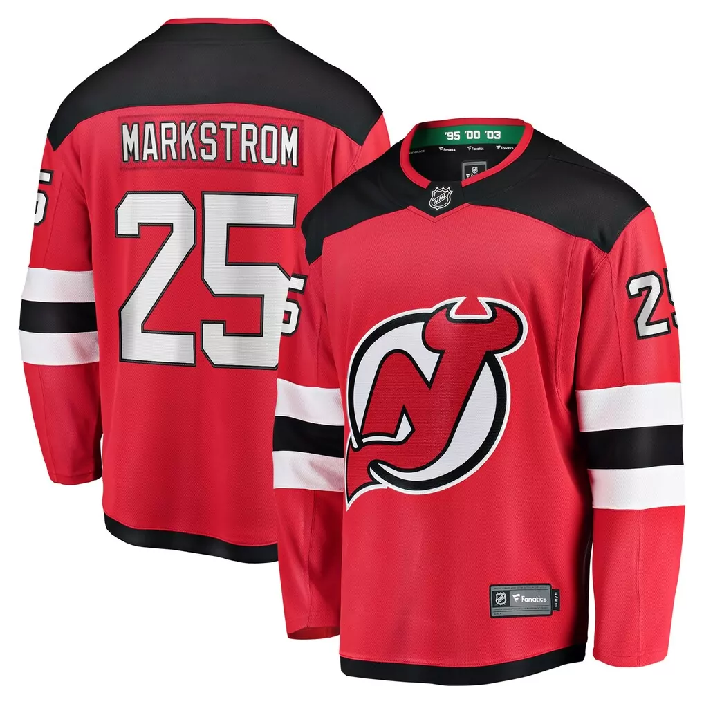 jack hughes new jersey devils youth alternate premierplayer jersey black