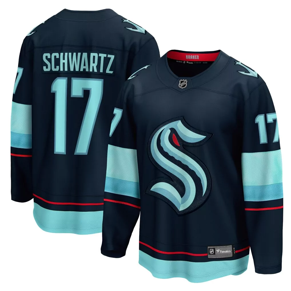 frederick gaudreau seattle kraken fanatics home breakaway jersey deep sea blue