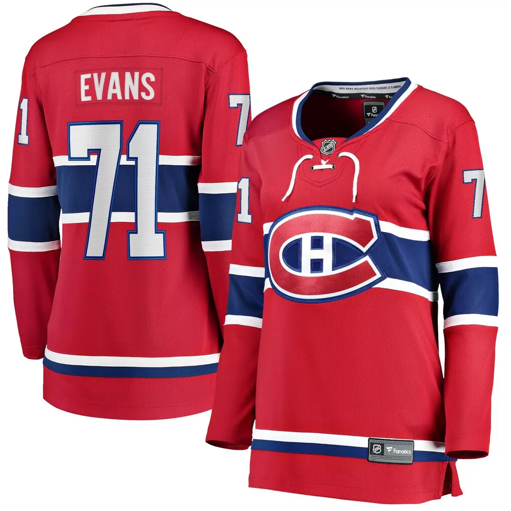 ivan demidov montreal canadiens fanatics women s home breakaway player jersey red
