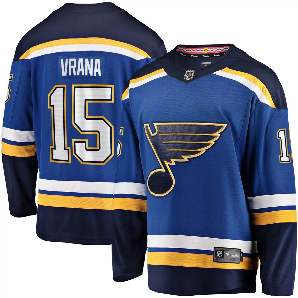 jake neighbours st louis blues fanatics home premium jersey blue