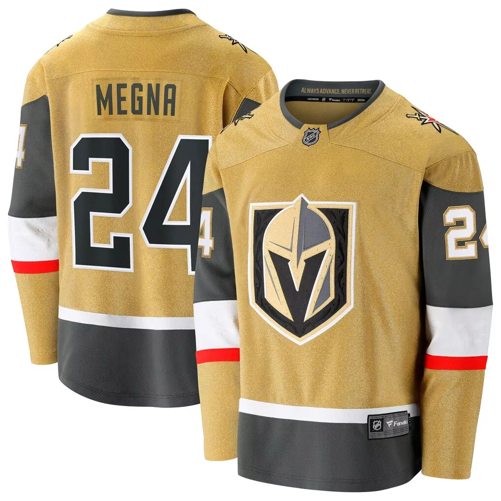 jack eichel vegas golden knights fanatics home breakaway jersey gold