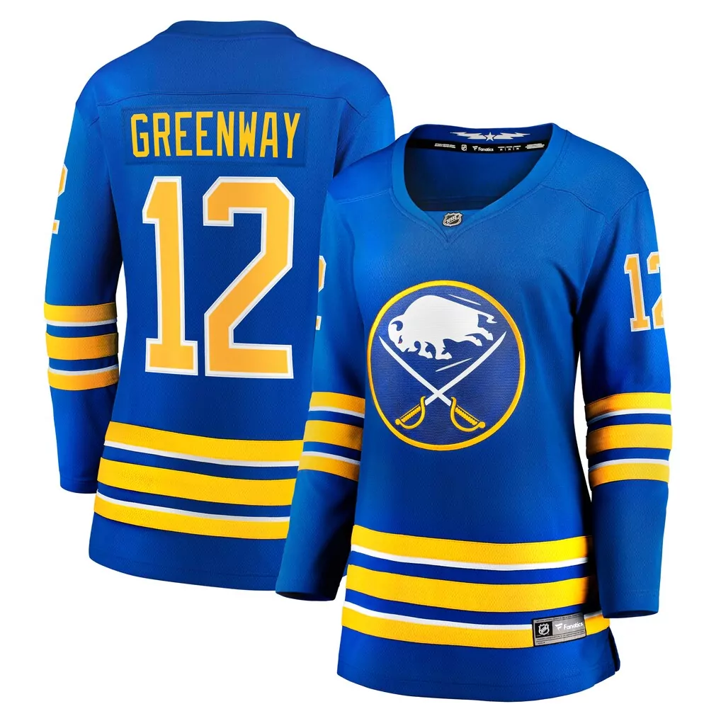 jordan greenway buffalo sabres fanatics home breakaway jersey royal