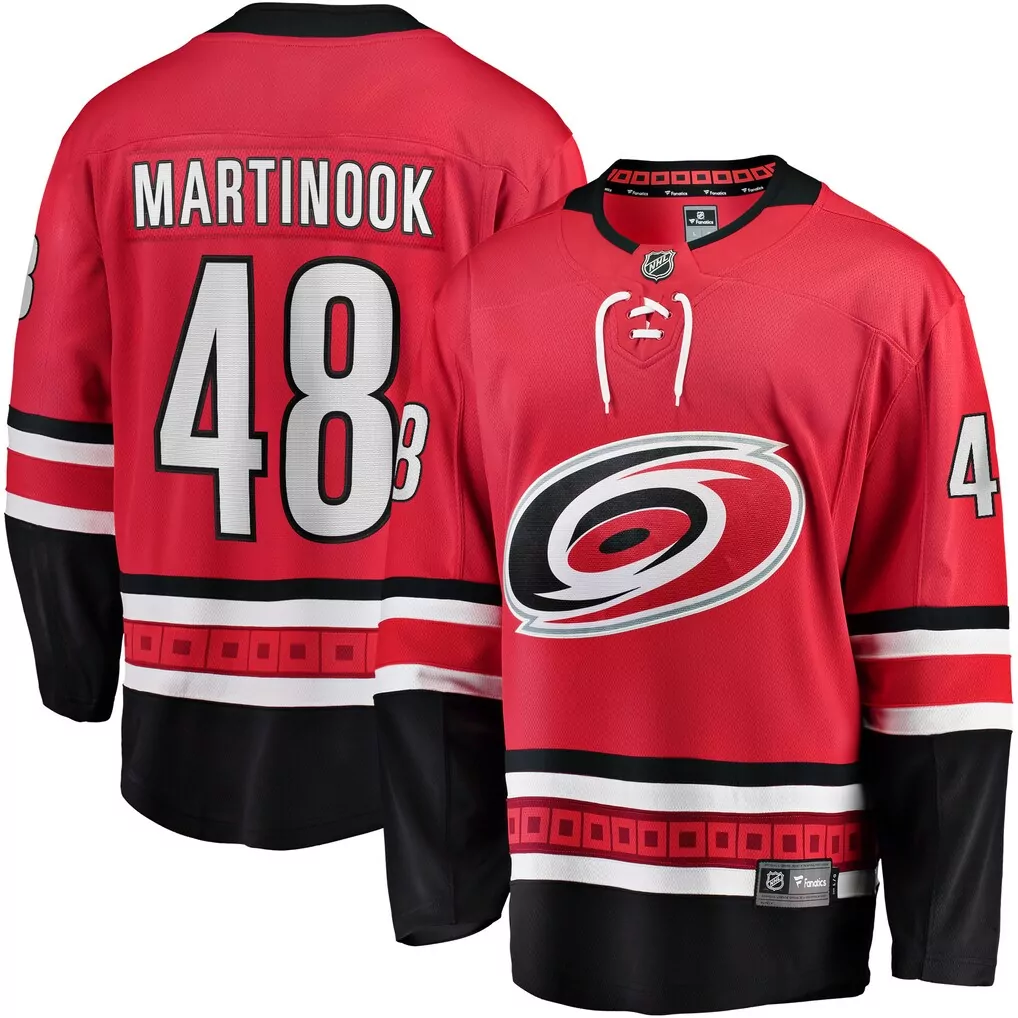 jesperi kotkaniemi carolina hurricanes fanatics home breakaway player jersey black