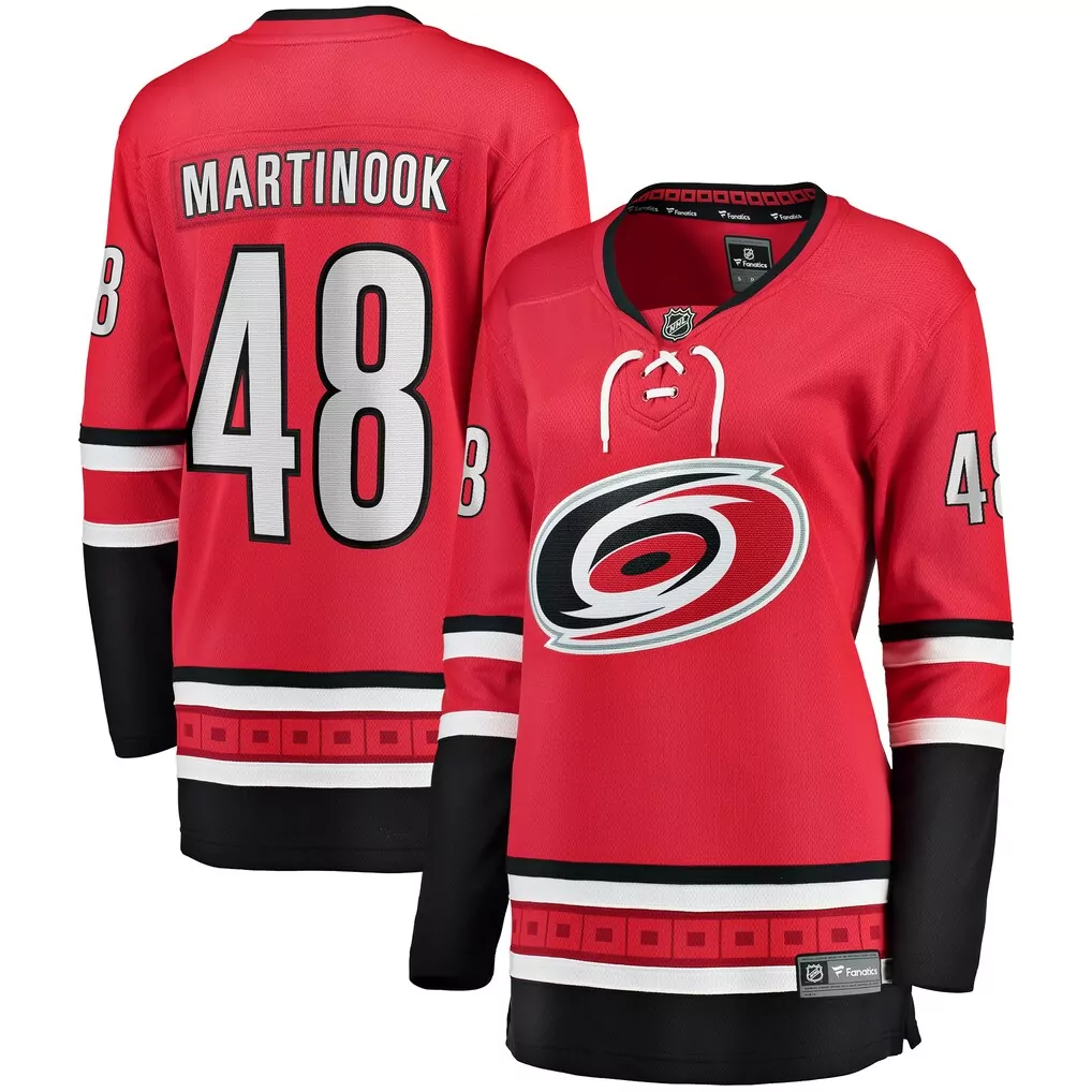 jesperi kotkaniemi carolina hurricanes fanatics home breakaway player jersey black