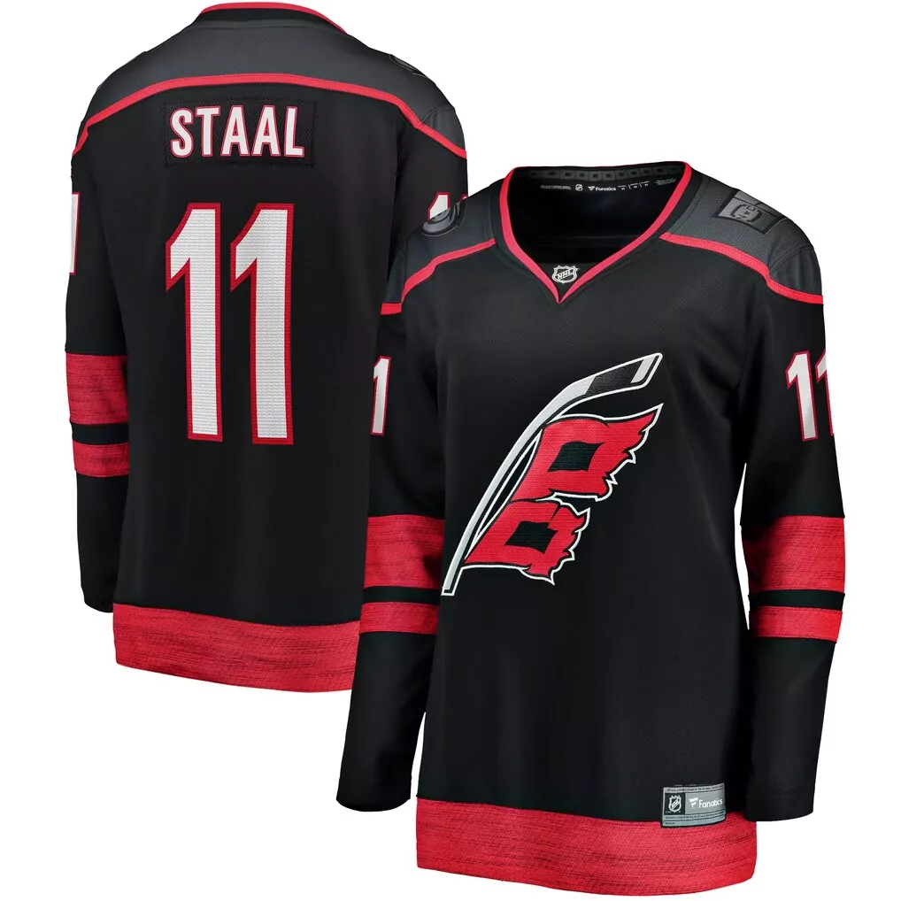 jordan martinook carolina hurricanes fanatics women s home breakaway player jersey black