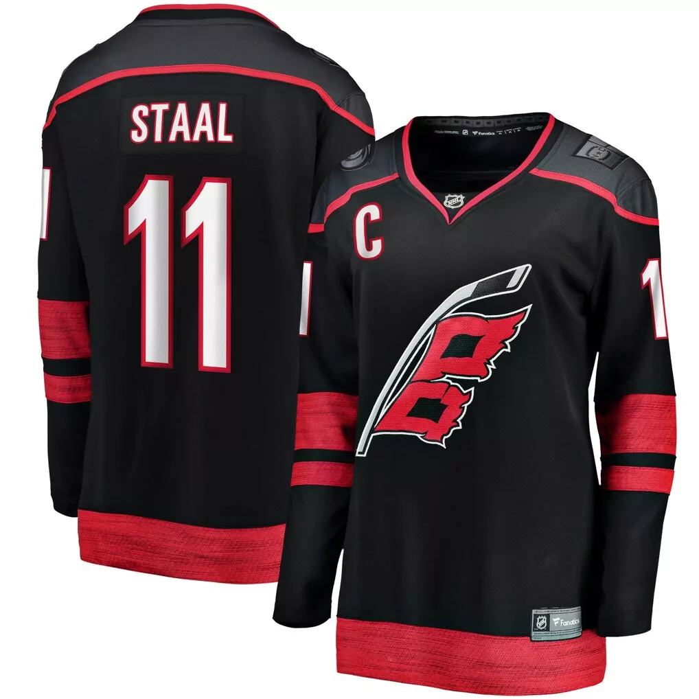 jordan martinook carolina hurricanes fanatics women s home breakaway player jersey black