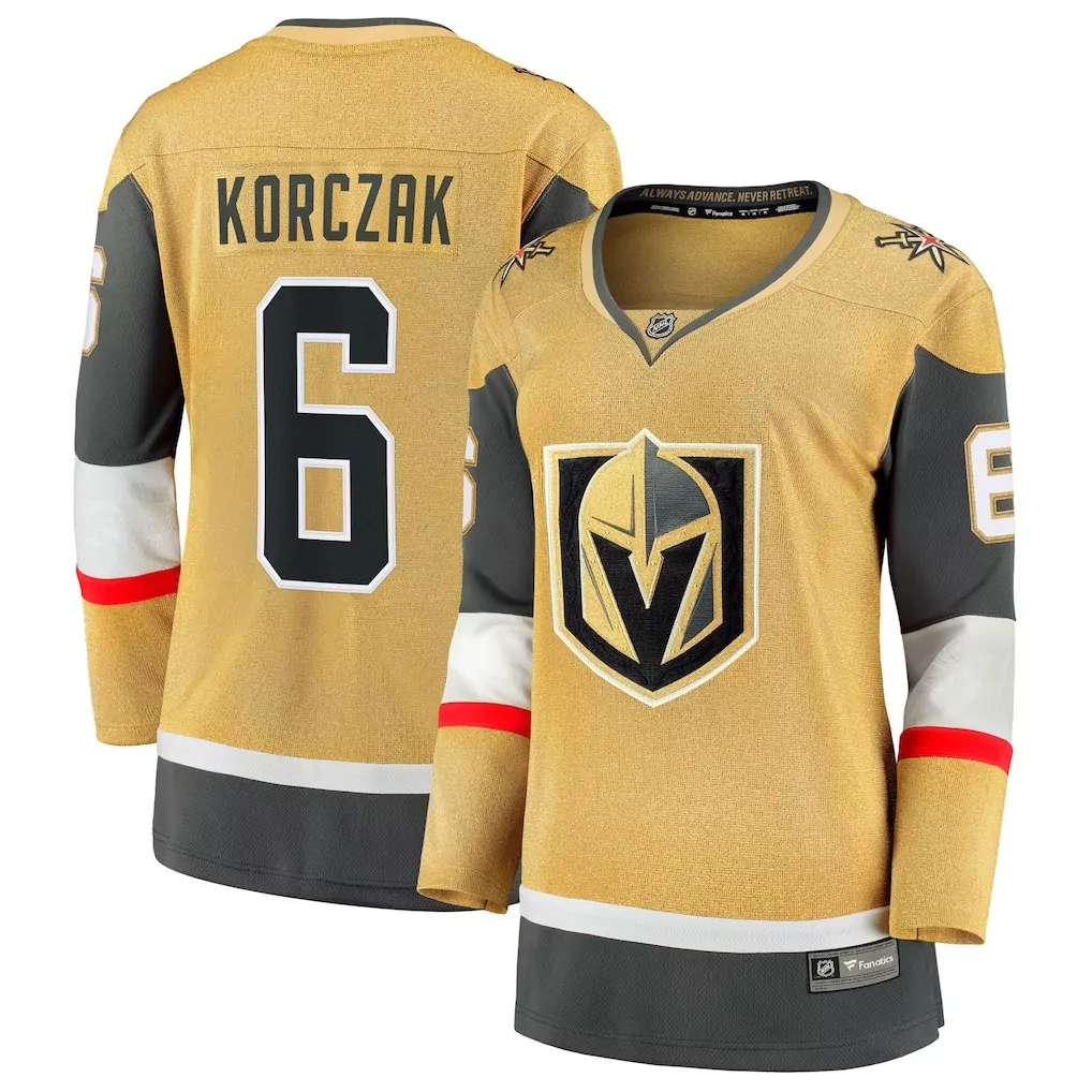 jaycob megna vegas golden knights fanatics women s home breakaway jersey gold