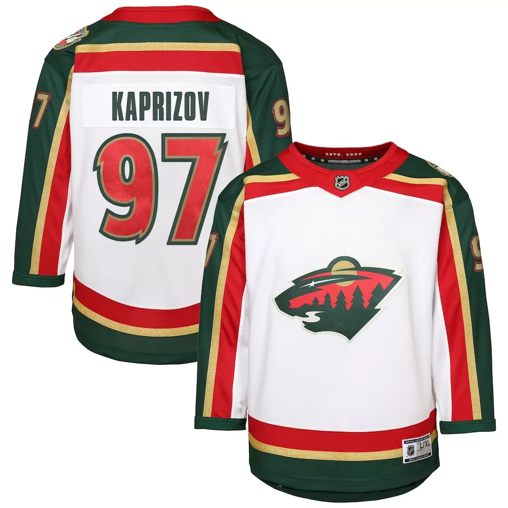 kirill kaprizov minnesota wild fanatics women s home breakaway replica jersey green