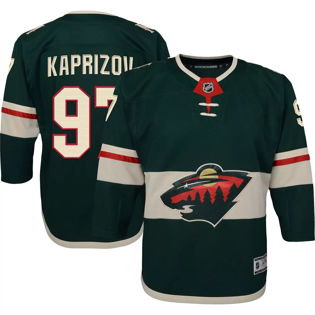 kirill kaprizov minnesota wild fanatics women s home breakaway replica jersey green