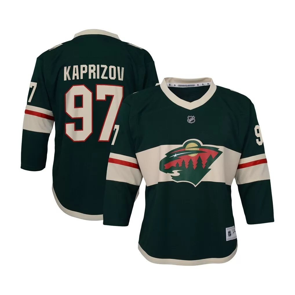 kirill kaprizov minnesota wild fanatics women s home breakaway replica jersey green