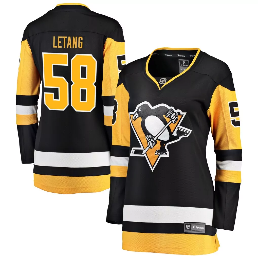 kris letang pittsburgh penguins fanatics premium jersey white