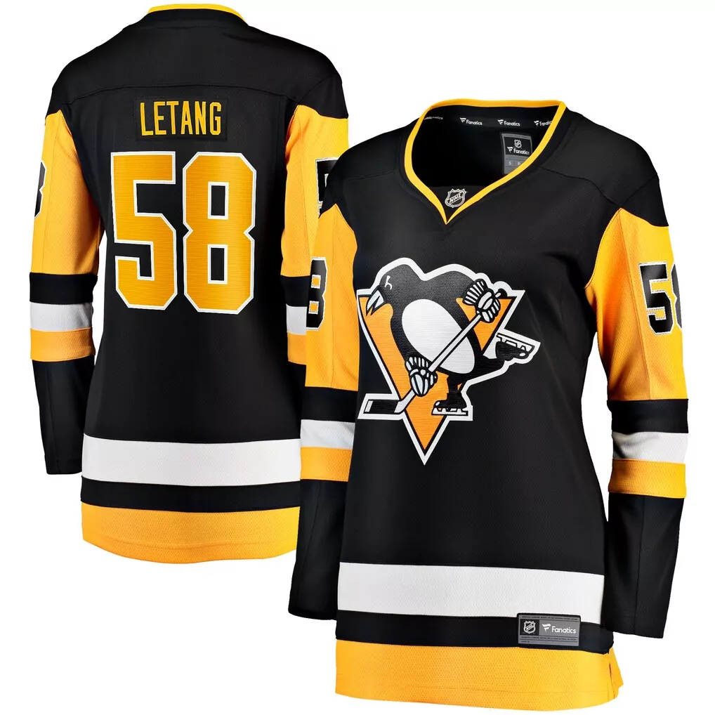 kris letang pittsburgh penguins fanatics premium jersey white