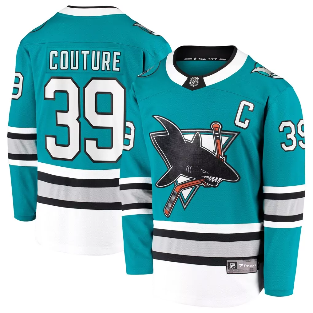 logan couture san jose sharks fanatics alternate premium jersey black