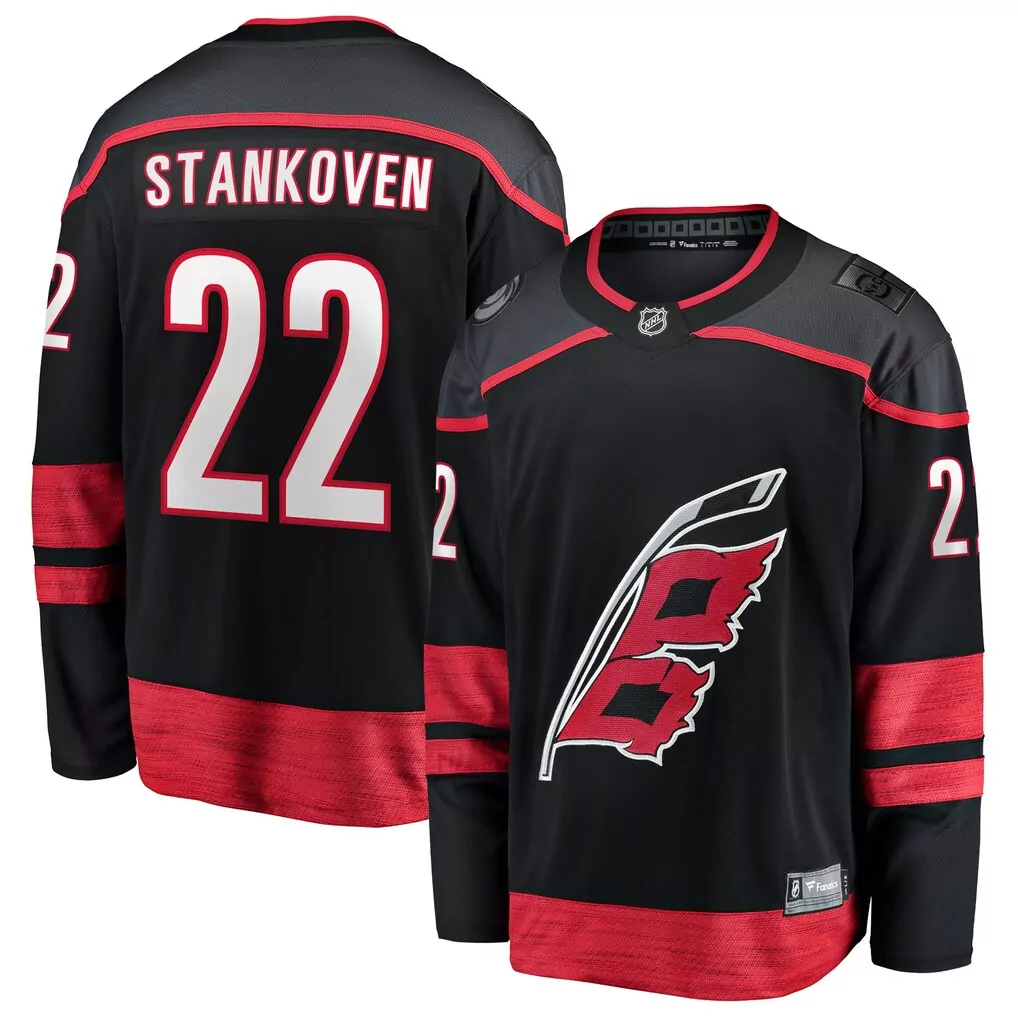 k andre miller carolina hurricanes fanatics home breakaway jersey black