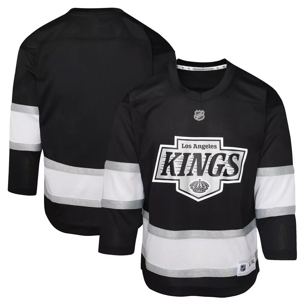 los angeles kings youth home premier jersey black
