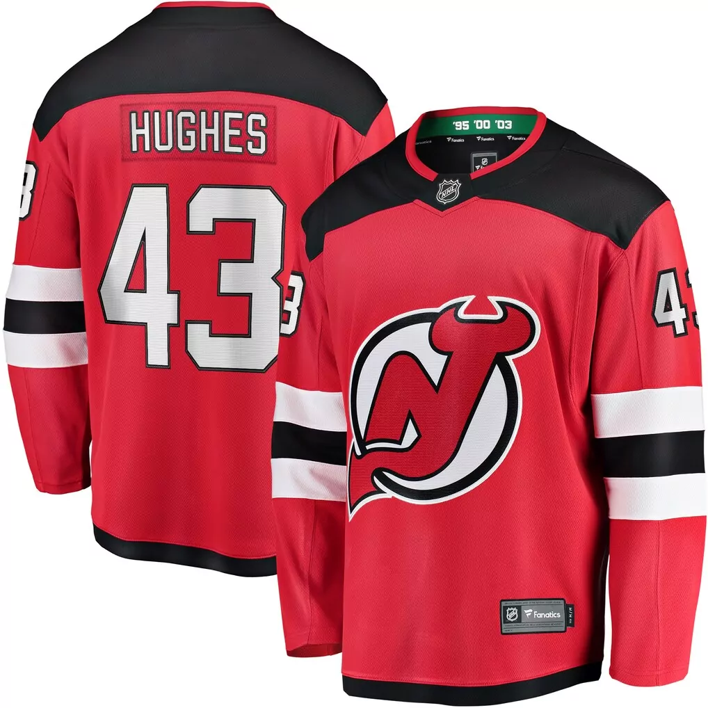 jonas siegenthaler new jersey devils fanatics women s home breakaway player jersey red