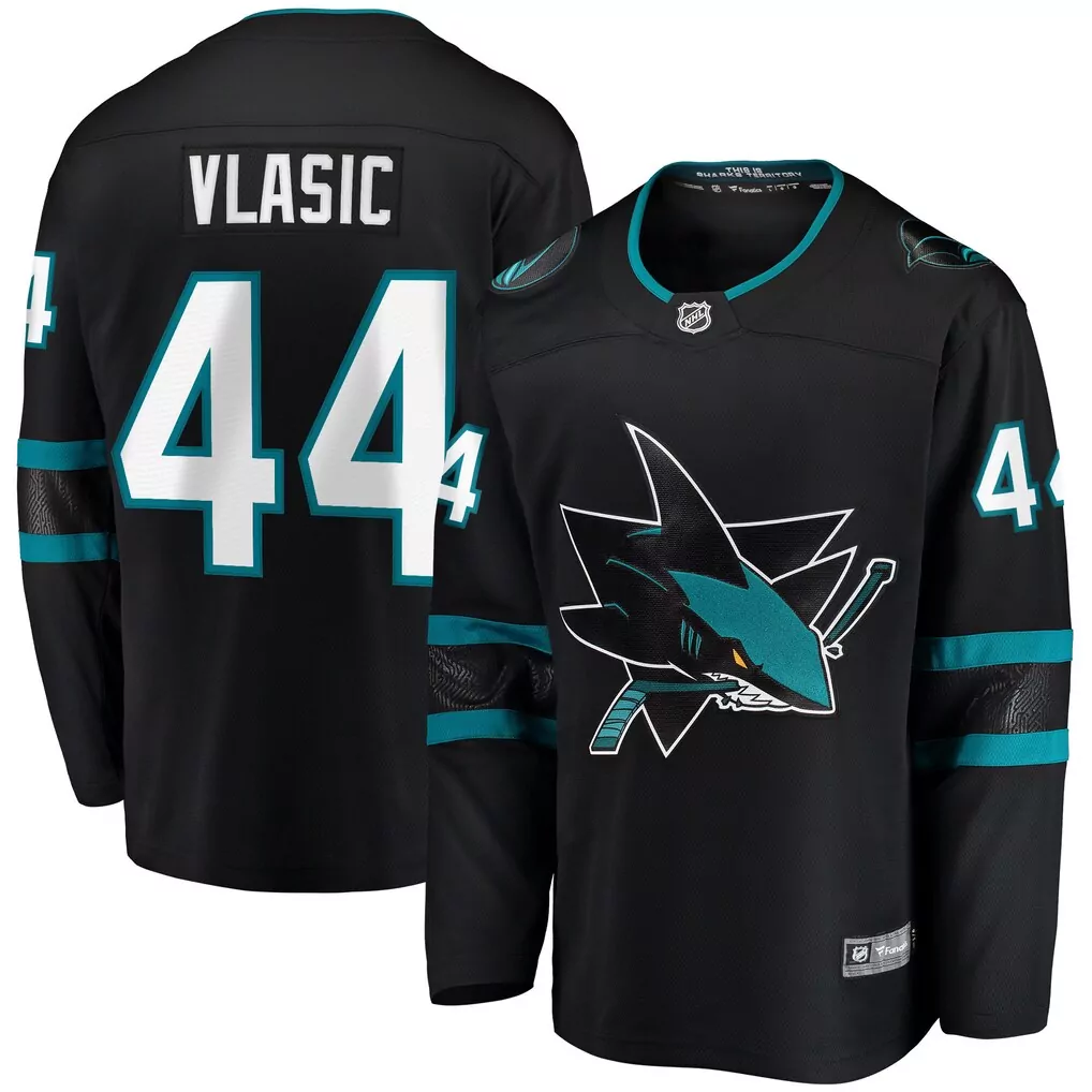 macklin celebrini san jose sharks fanatics home premium jersey teal