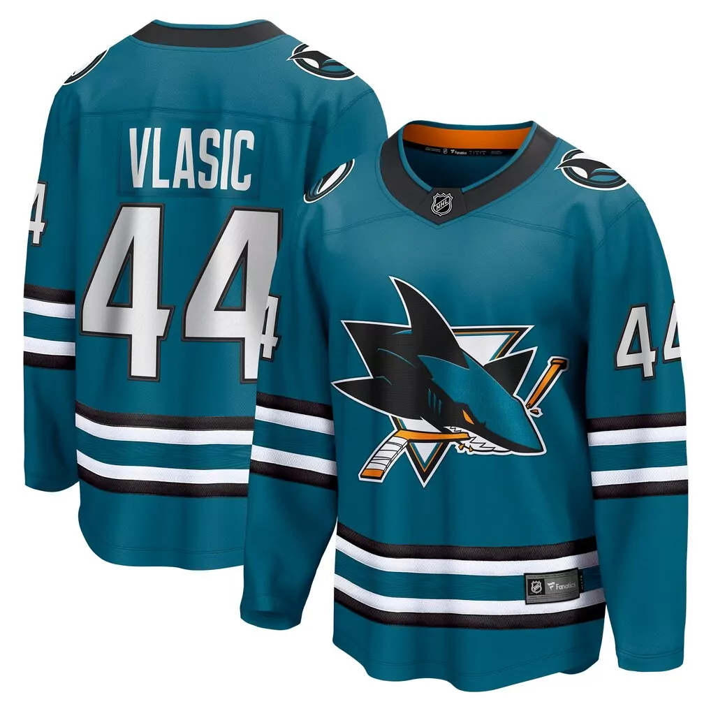 marc edouard vlasic san jose sharks fanatics breakaway jersey teal
